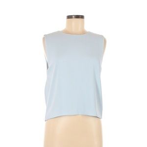New Aritzia Babaton Crew-Neck Blouse Sleeveless Top  Light Blue Size M